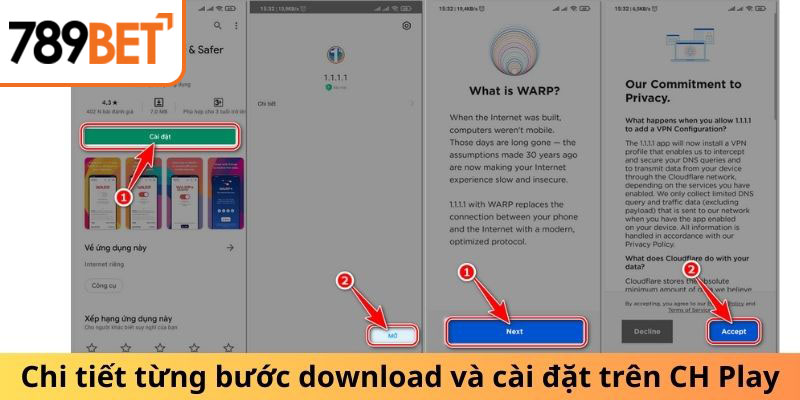 Chi tiết từng bước download và cài đặt trên CH Play